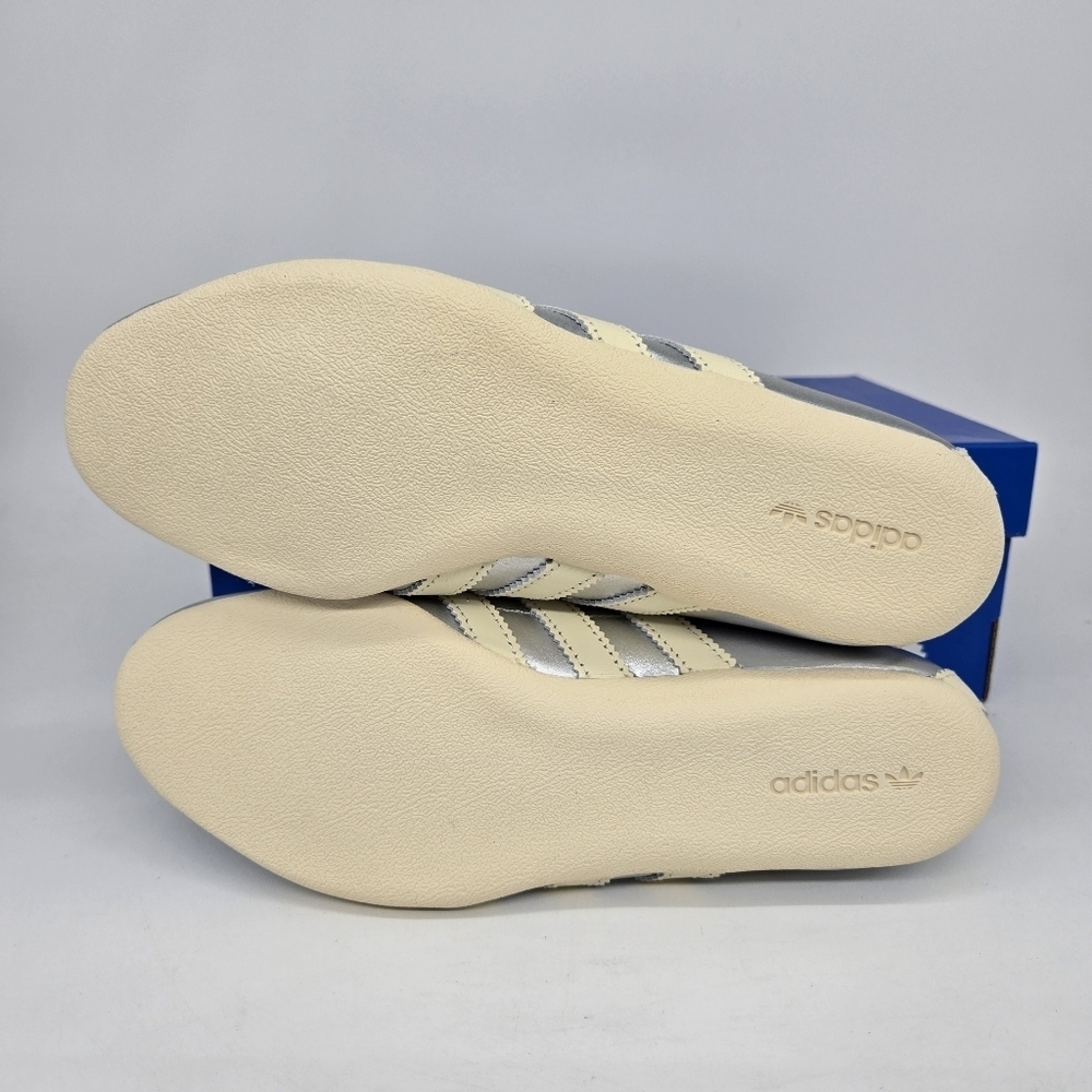 New adidas Tokyo Silver Metallic Cream White Women's Shoes Size 10.5 - Picture 7 of 8